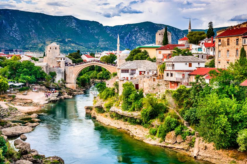 Wakacje 2020 - miasto Mostar w Bośni i Hercegowinie